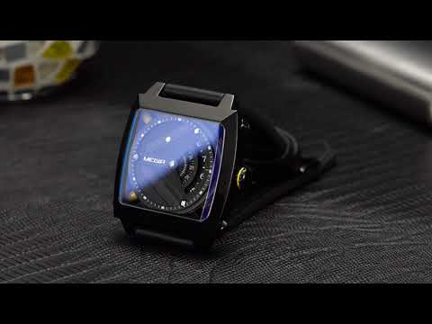 MEGIR Watches for Men Leather Strap Automatic Mechanical Watch Waterproof Business Casual Wristwatch Date Clock Montre Homme 62071