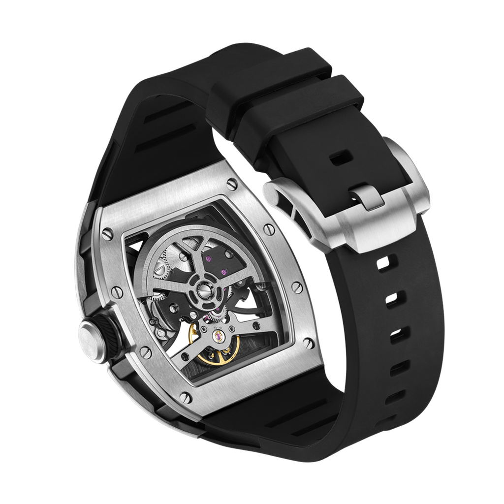 MEGIR Skeleton Dial Automatic Mechanical Movement Men Watch Fashion Sport Wristwatches Waterproof Man Clock Reloj Hombre 9190-14