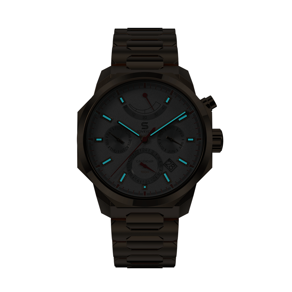 SOVRYGN Calendar Rose - White Watch