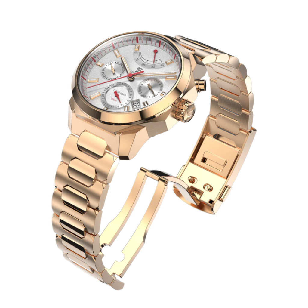 SOVRYGN Calendar Rose - White Watch